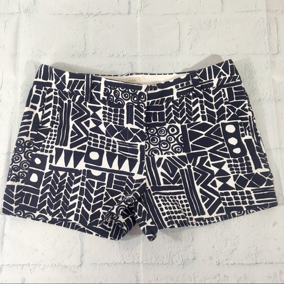 J. Crew Pants - J Crew ladies tribal shorts size 4